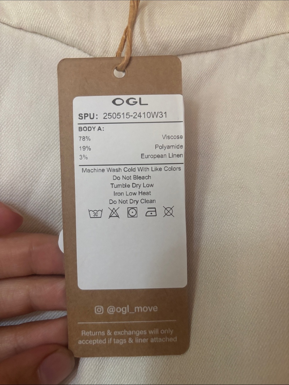 OGL White Linen wide leg pants Flowing Summer Style - Picture 4 of 6